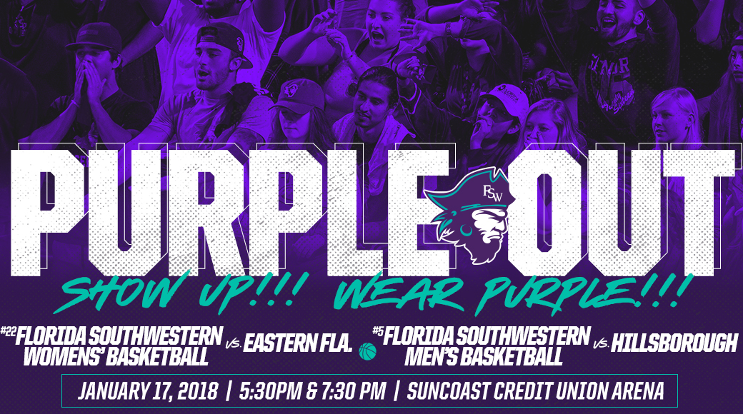 FSW ‘PURPLE OUT’ and ‘BUC BASH’ Tailgate Party Set For Jan. 17 Hoops Doubleheader