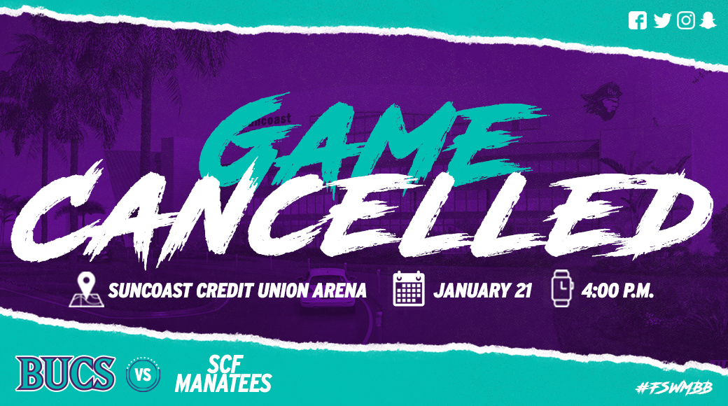 #FSWMBB Home Game Against State College Of Florida Cancelled