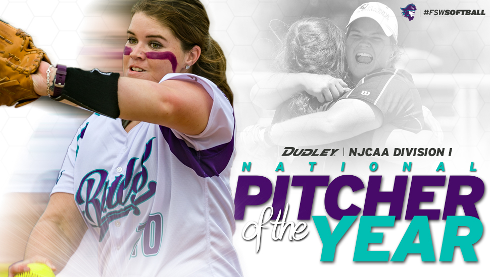 Dudley National Pitcher of the Year Courtney Gettins