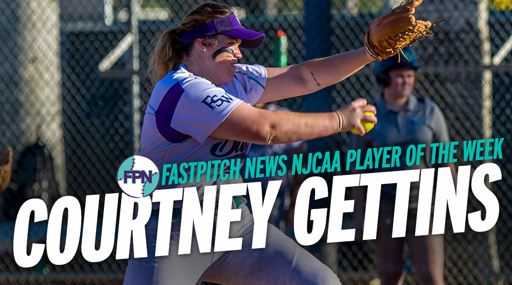 Gettins Named Fastpitch News NJCAA Player Of The Week