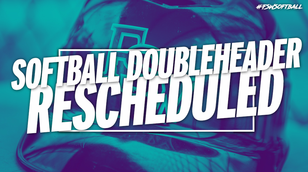 #FSWSoftball Doubleheader At South Florida State Rescheduled For April 13