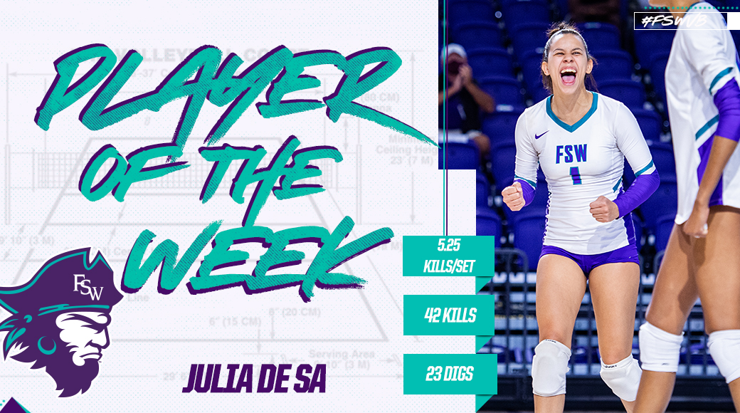 Back to Back 20 Kill Efforts Earn De Sa Player of the Week Honors