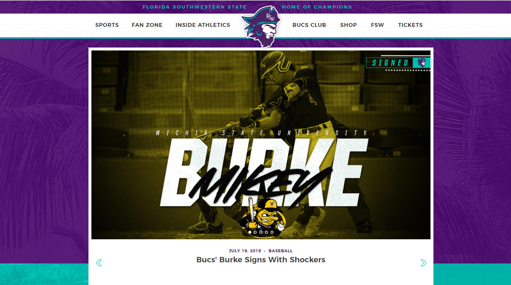 FSW Athletics to Debut Website Redesign August 1st