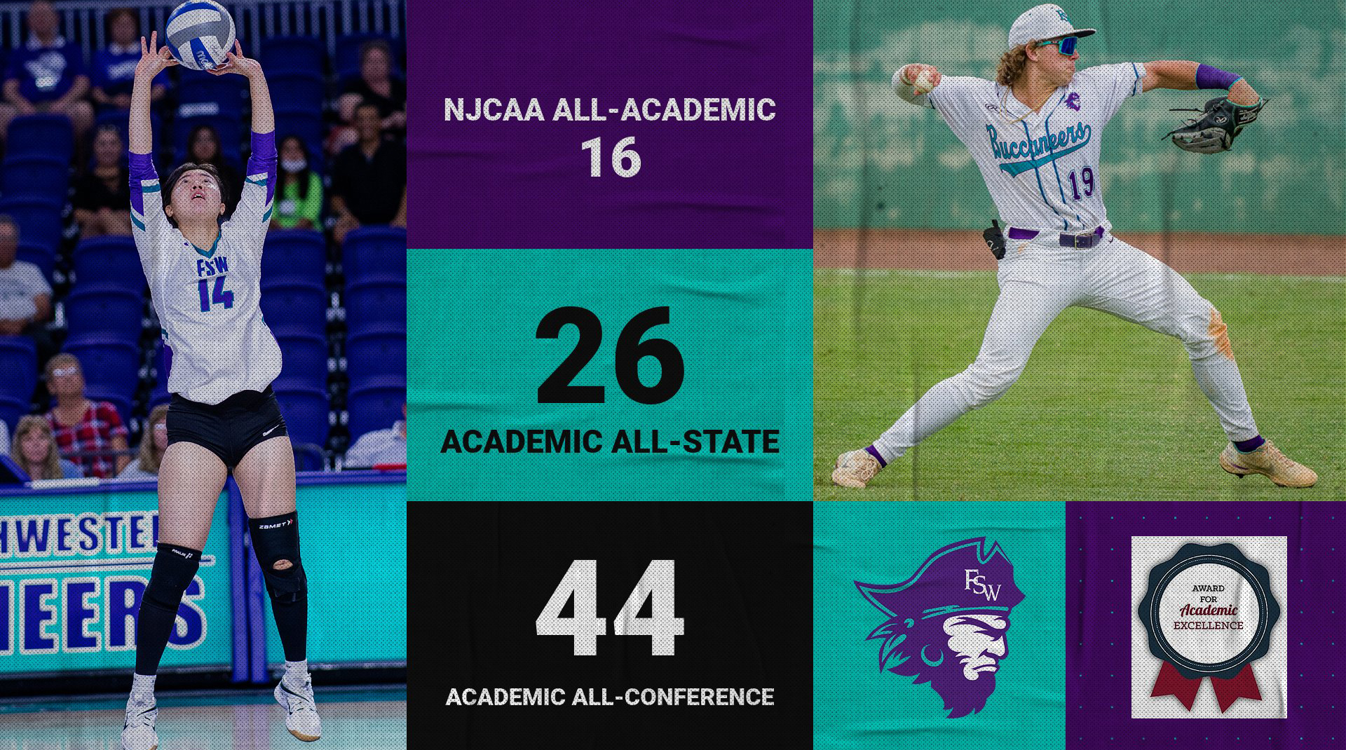 44 Bucs Honored For 21-22 Academic Success