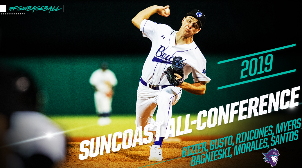 Gusto, Morales, Bizier Lead Seven Bucs Honored by Suncoast Conference