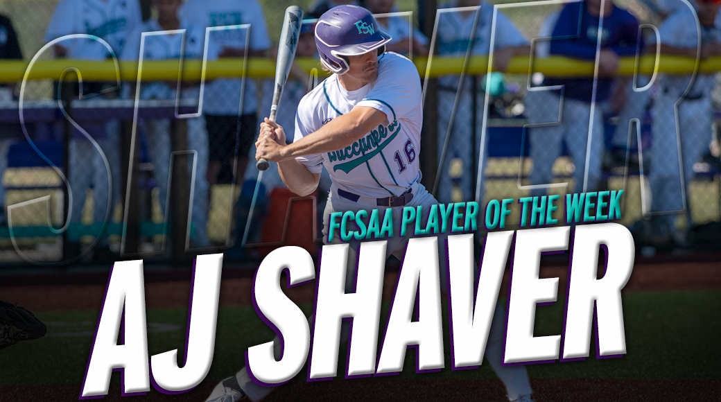 Bucs' Shaver Named FCSAA Player of the Week