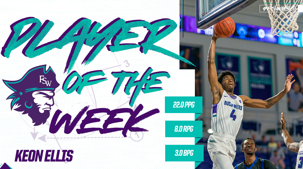 Ellis Claims Bucs' Second Straight FCSAA Player of the Week Award