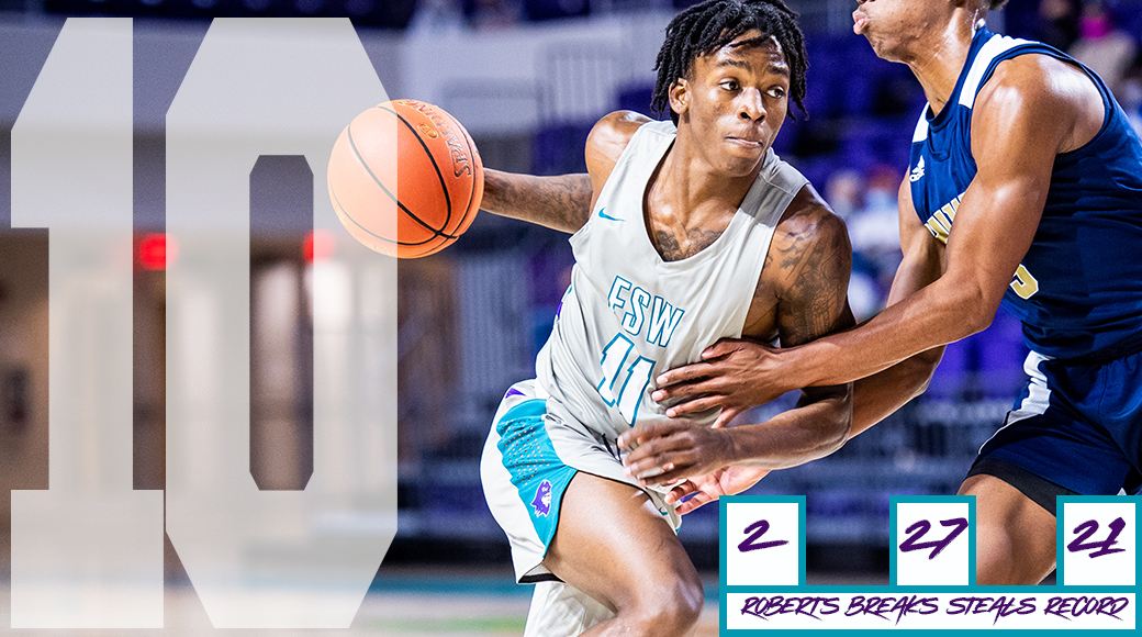 Top 10 FSW Athletics Moments of 2020-2021: #10 Roberts Breaks Steals Record