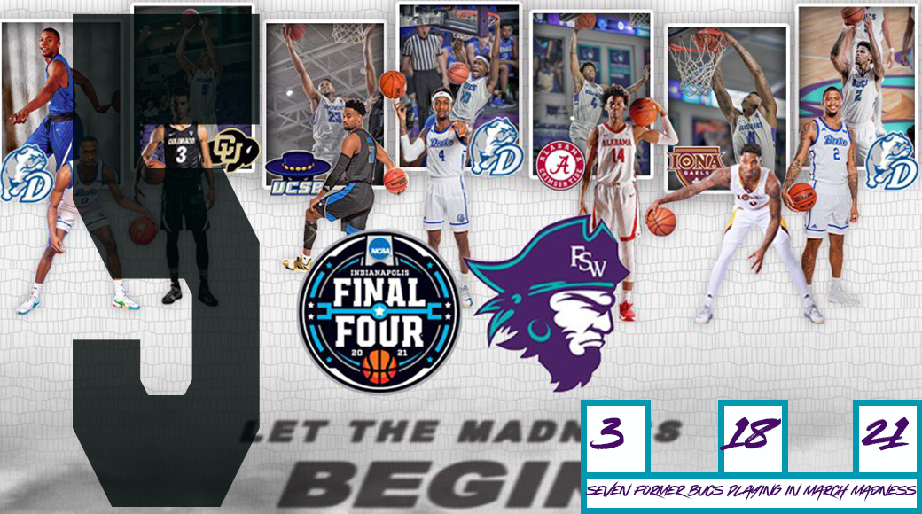 Top 10 FSW Athletics Moments of 2020-2021: #5 Seven Former Bucs Play in March Madness