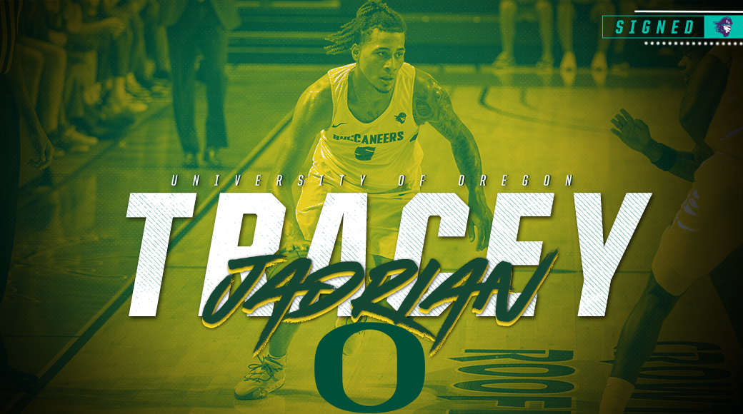 Bucs All-American Tracey Signs at Oregon