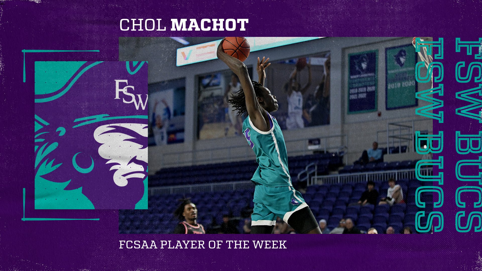 Bucs Big Man Earns FCSAA Player of the Week Honors