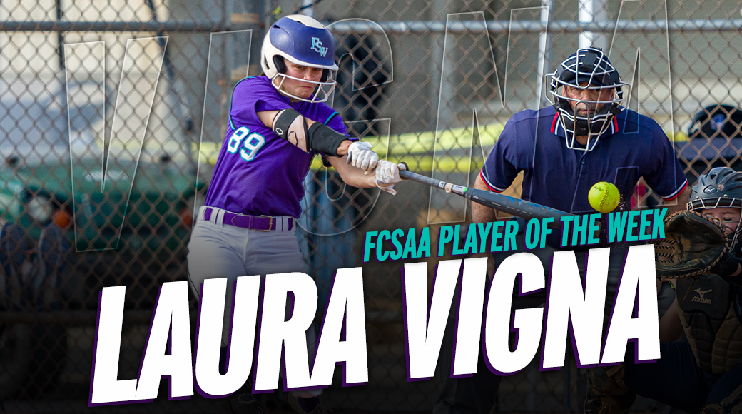 Vigna Named FCSAA Player of the Week