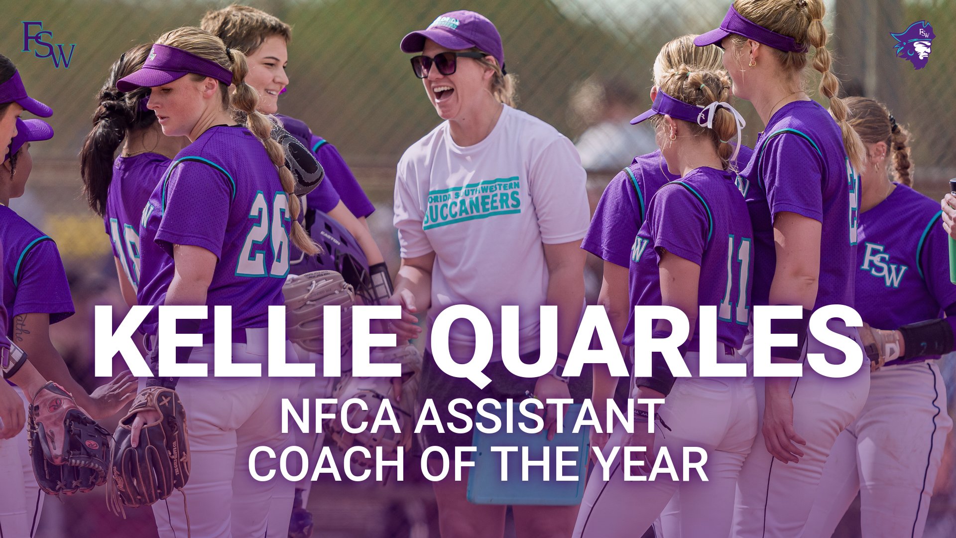 Bucs' Quarles Named NFCA Assistant Coach of the Year