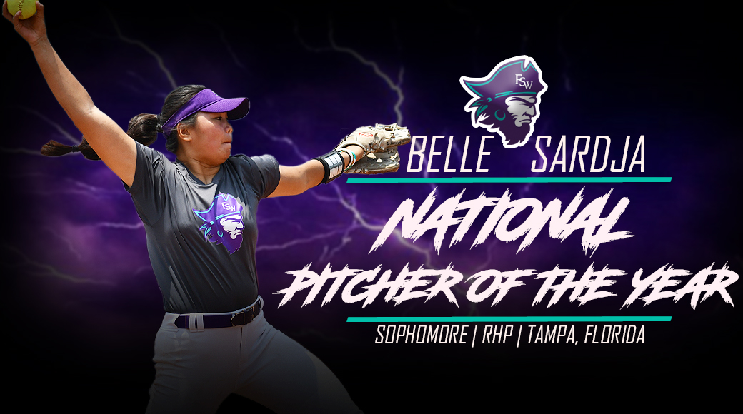 Belle Sardja Earns NJCAA National Pitcher of the Year Honors