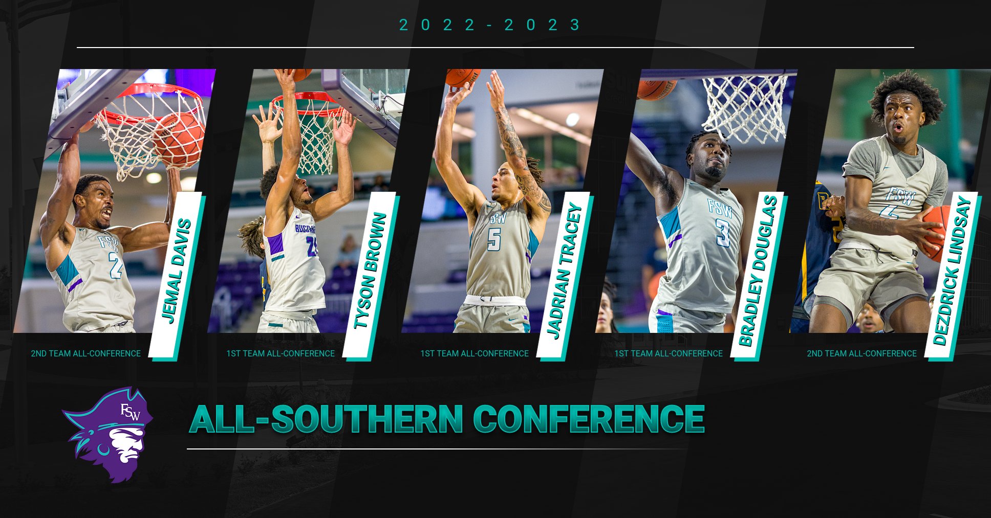 Tracey Leads Five Bucs On All-Southern Conference Team