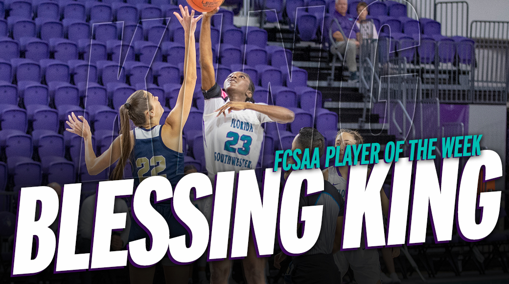 Bucs' King Named FCSAA Player of the Week