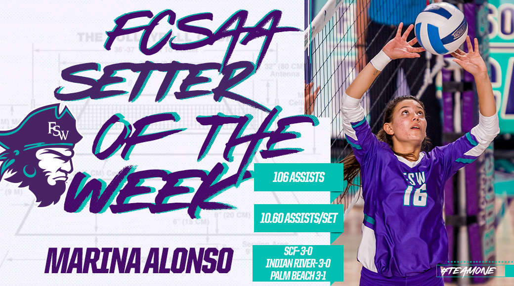 Alonso Named FCSAA Setter of the Week