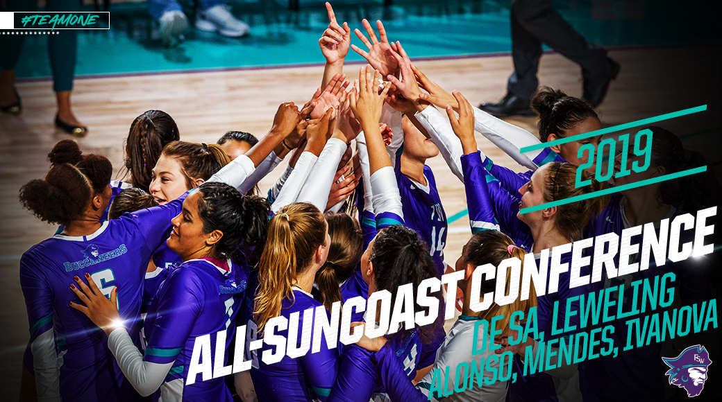 League High Five Bucs Named All-Suncoast Conference