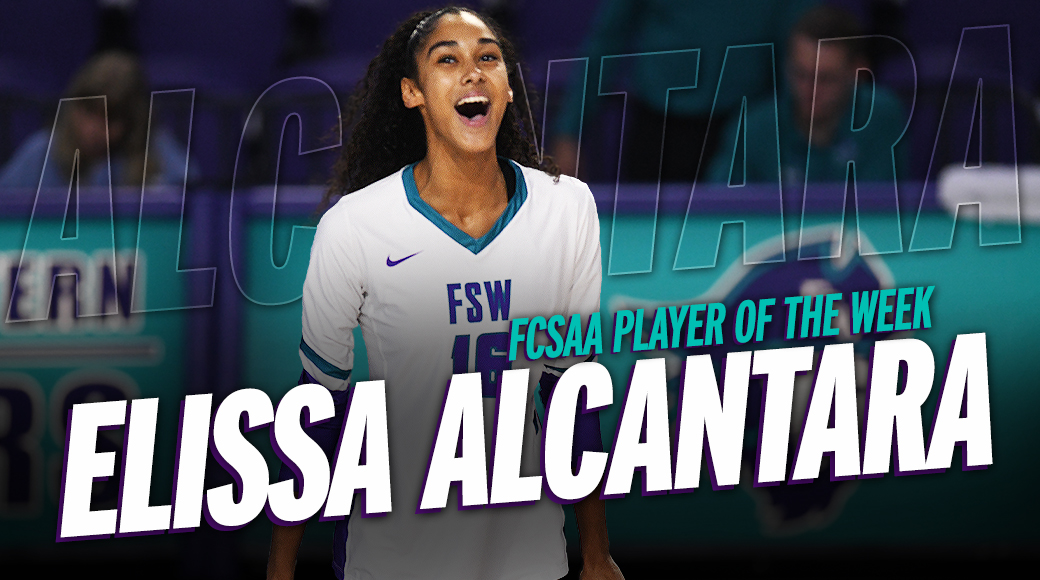 Bucs' Alcantara Named FCSAA Player of the Week