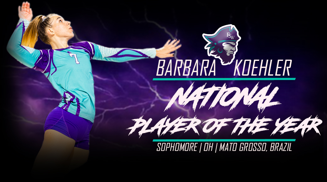 Barbara Koehler Earns NJCAA National Player of the Year Honors
