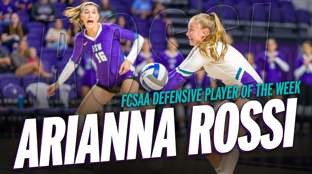 Rossi Earns FCSAA Defensive Player of the Week Honors
