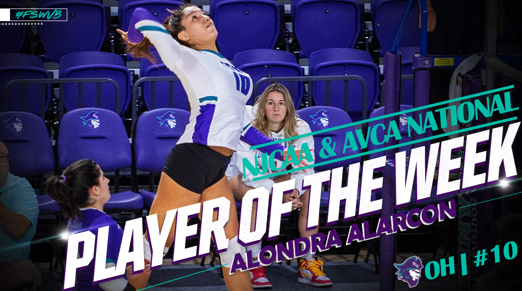 Alarcon Earns NJCAA & AVCA National Player of the Week Honors