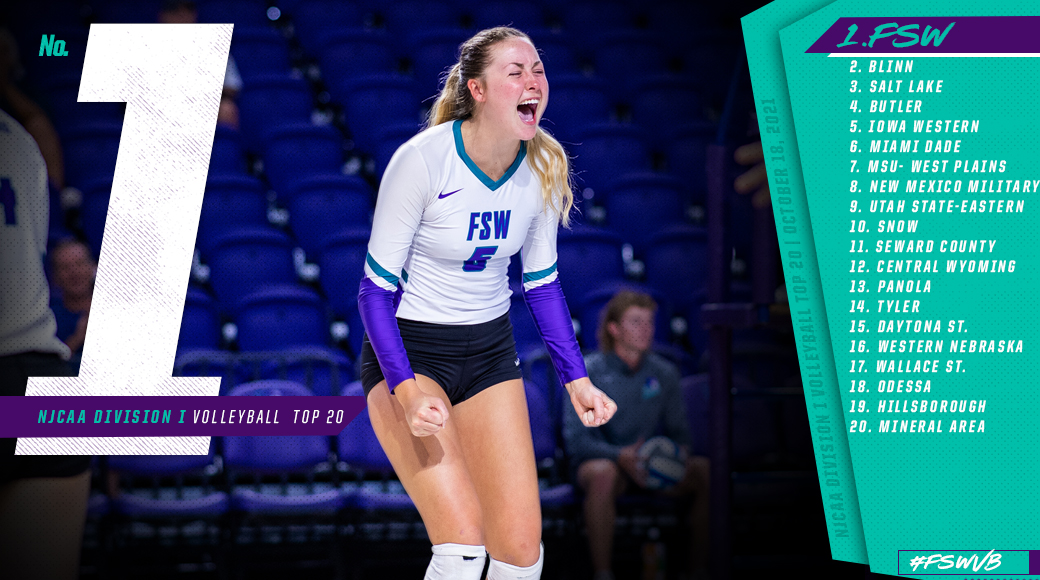 Five Straight Weeks at #1 For FSW Volleyball